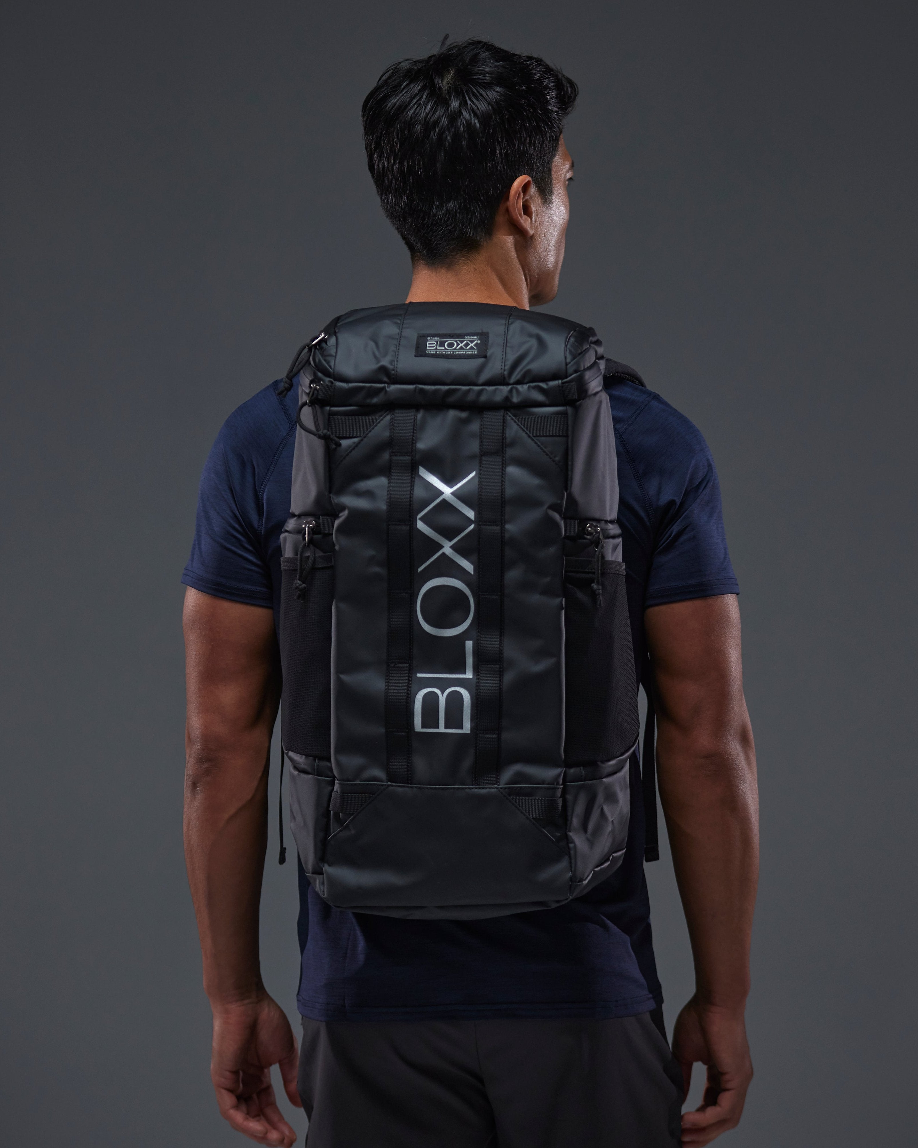 BLOXX BACKPACK (BLACK/SILVER) – bloxxbag